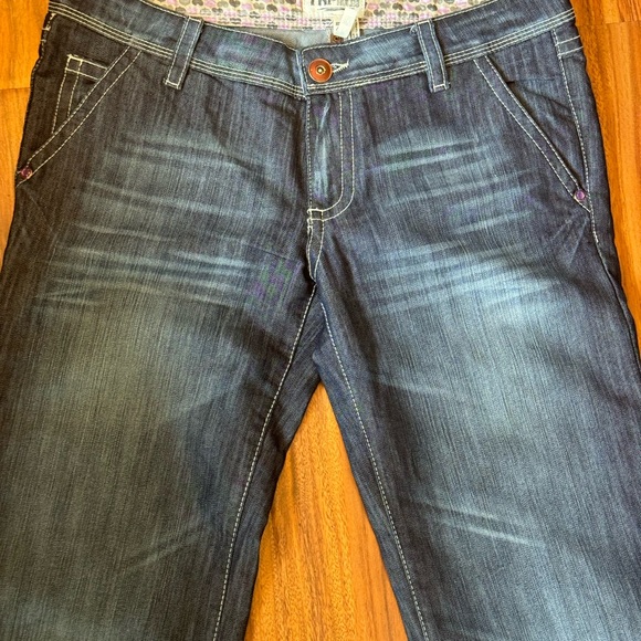 Women Zara TRF Denim Rules blue jeans size 8 preowned - Picture 10 of 16